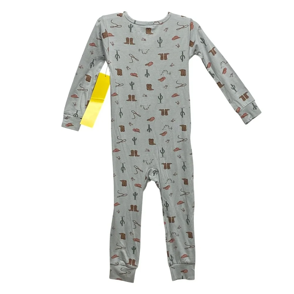 Modern Moments by Gerber Baby Boys Pajama Set Sleeper Horseshoe 2Pack 12 MOS NWT